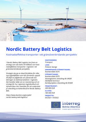 BA Affisch nordic battery belt SE