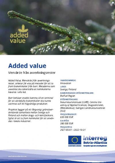 Affisch BA Added value